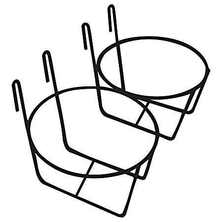 Double Pail Holder for Wire Fence