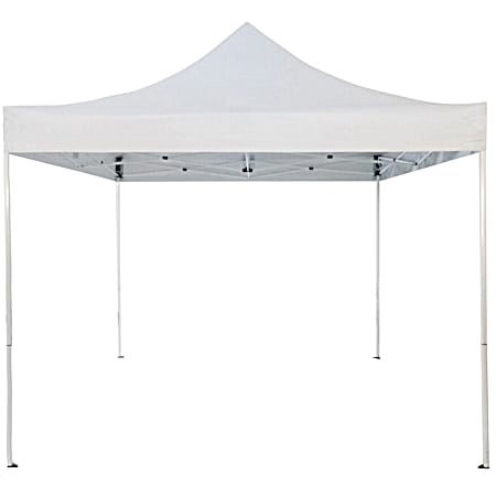 EZ-Up 10 ft x 10 ft White Commercial Instant Canopy