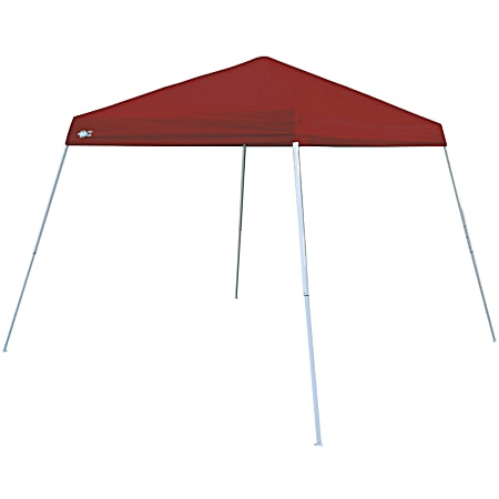 Field & Forest Red 10 ft x 10 ft Slanted Leg Instant Canopy