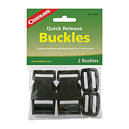 Quick Release Buckles - 2 Pk