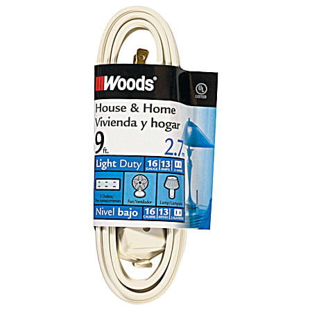 Woods 16/2 SPT Indoor Extension Cord