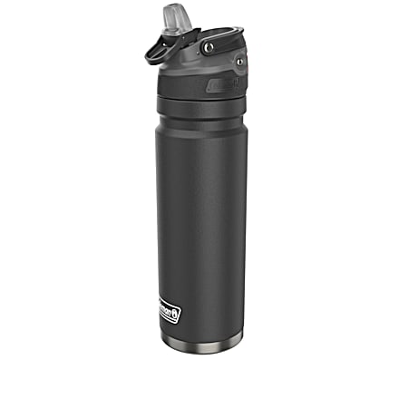 Coleman Switch 24-oz/700 mL Black Stainless Steel AUTOSPOUT Insulated Water Bottle