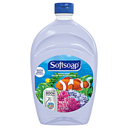 Softsoap 50 oz Aquarium Series Liquid Hand Soap Refill
