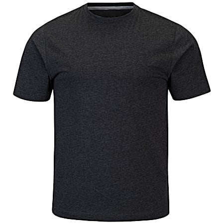 Men's Aaron Black Crew Neck Short Sleeve T-Shirt