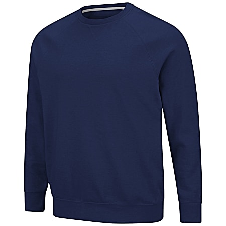 Colosseum Men's Average Joe Thunder Blue Crew Neck Long Sleeve Sweatshirt
