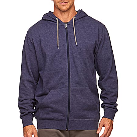 Colosseum Men's Average Joe Thunder Hooded Full Zip Long Sleeve Sweatshirt