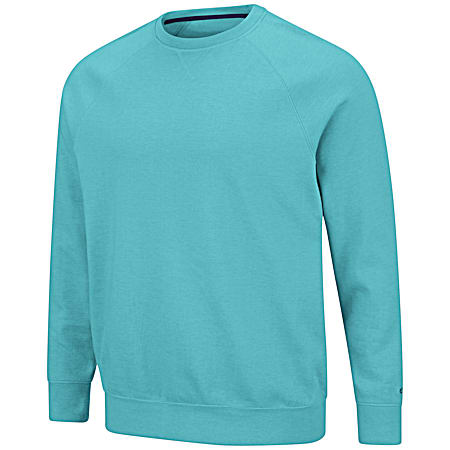 Colosseum Men's Average Joe Atlantic/Light Blue Crew Neck Long Sleeve Sweatshirt