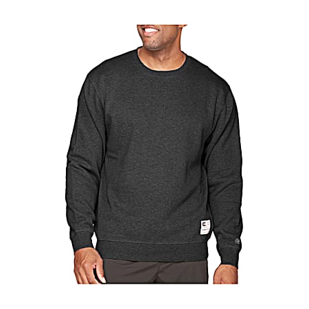 Men's Authentic Classic Black Crew Neck Long Sleeve Sweatshirt