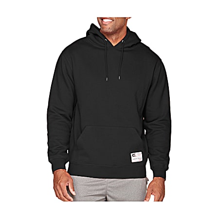Men's Authentic Classic Black Long Sleeve Pullover Hoodie