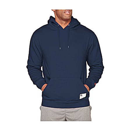 Men's Authentic Classic Navy Long Sleeve Pullover Hoodie