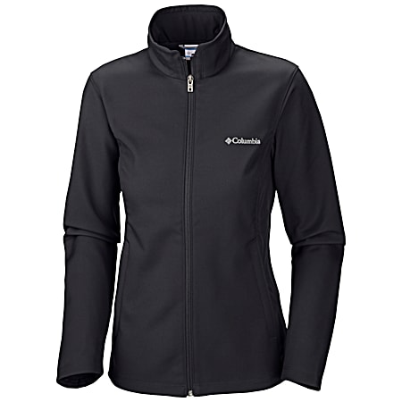 Women's Kruser Ridge Softshell Black Full Zip Polyester Jacket
