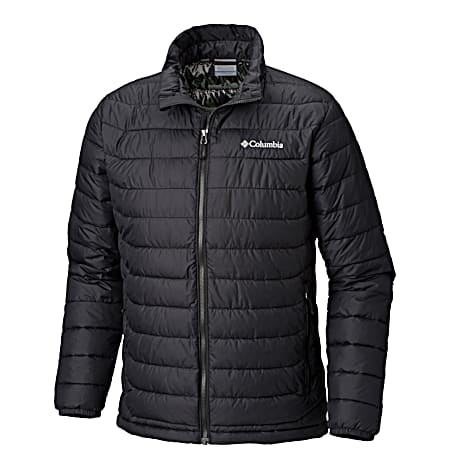Men's Powder Light Omni Heat Black Full Zip Jacket