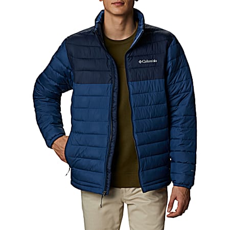 Men's Big & Tall Powder Lite Night Tide Omni-Heat Full Zip Polyester Jacket