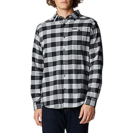 Men's Cornell Woods Button Front Long Sleeve Flannel Shirt