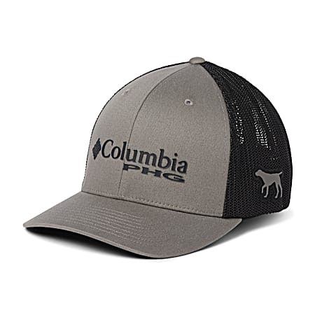 Columbia Adult PHG Grey/Black Dog Mesh Ball Cap