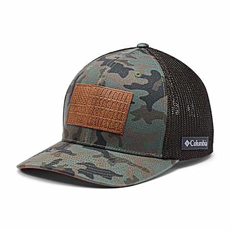 Adult Camo/Black Rugged Outdoor Mesh Ball Cap
