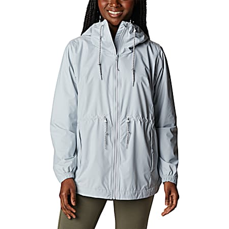 Columbia Women's Lilian Ridge Cirrus Grey Full Zip Rain Jacket