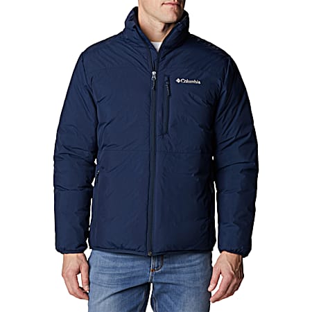 Men's Grand Wall Collegiate Navy Omni-Heat Insulated Full Zip Nylon/Polyester Jacket