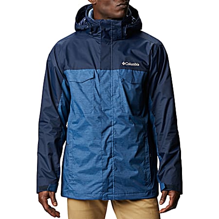 Men's Timberline Triple I/C Night Tide Insulated Hooded Full Zip Nylon/Polyester Jacket