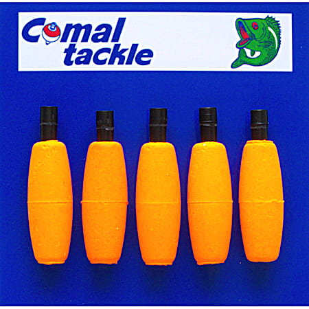 Comal Tackle Non-Weighted Cigar Peg Floats - 1-1/2 In.
