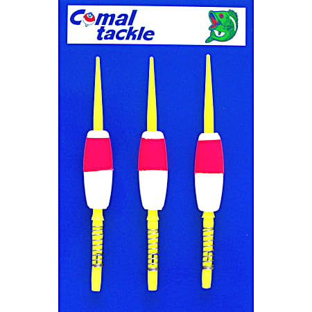 Comal Tackle Non-Weighted Cigar Spring Stick Floats - 1-1/2 In.