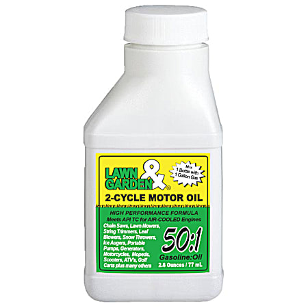 2-Cycle Oil for Air Cooled Engines 50-1 - 2.6 Oz.