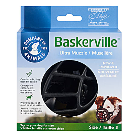 Baskerville Size 3 Ultra Muzzle