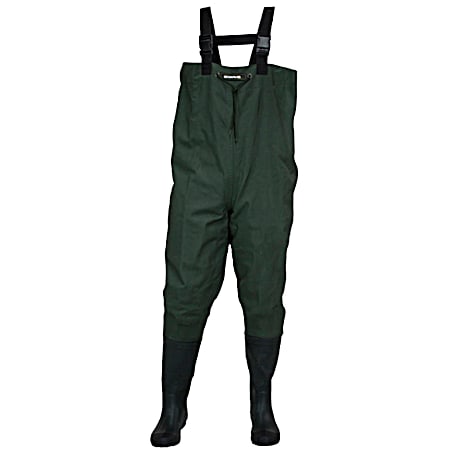Oxbow Forrest Green 2-Ply Rubber Bootfoot Chest Wader