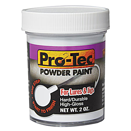 PROTEC 2 oz White Powder Paint
