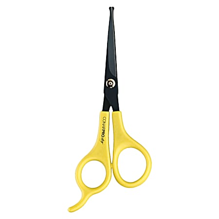 5 in Yellow Rounded-Tip Shears for Dogs & Cats