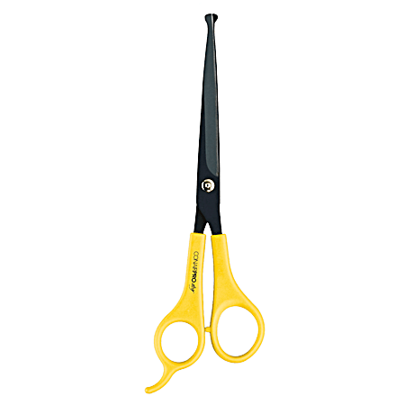 7 in Yellow Rounded-Tip Shears for Dogs