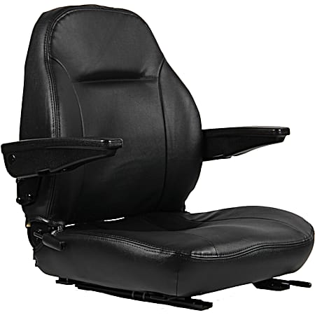 Concentric International Black Premium High-Back Seat