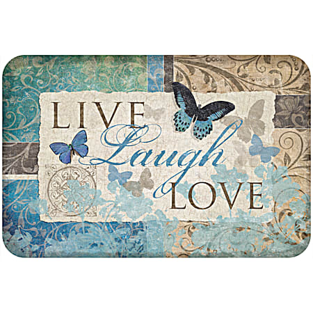 Counter Art Live Love Laugh Butterfly Reversible Placemat