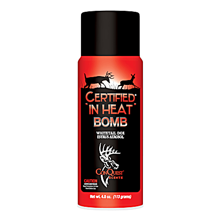 4 oz Certified In Heat Bomb Deer Attractant Scent