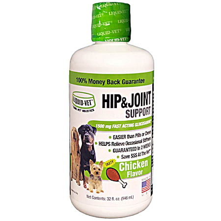 Liquid-Vet Chicken Flavored Dog Hip & Joint Supplement