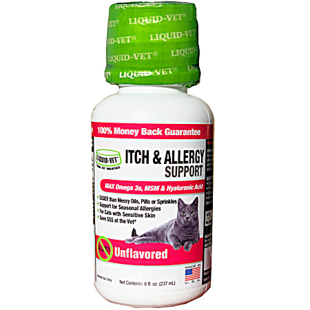 8 oz Unflavored Feline Itch & Allergy Support Formula
