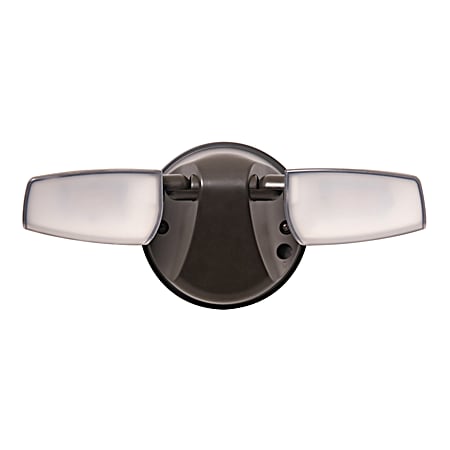 Halo Bronze LED 2372 Lumens Twin Head Dusk-to-Dawn Floodlight