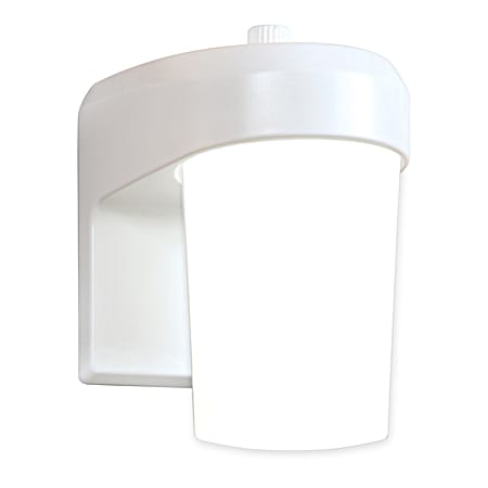 Halo White LED Dusk-to-Dawn Jelly Jar Area Light