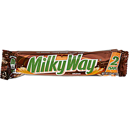 3.63 oz King Size Milk Chocolate, Caramel & Nougat Candy Bar