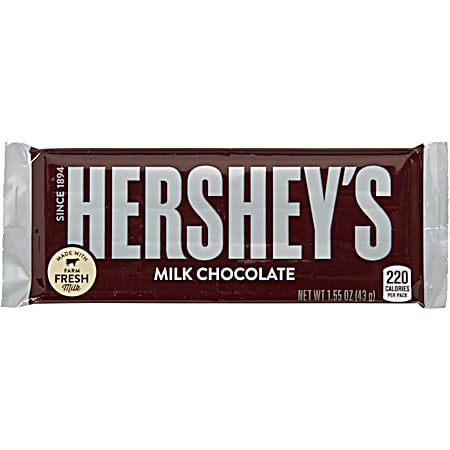 Hershey 1.55 oz Milk Chocolate Candy Bar