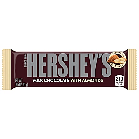Hershey 1.4 oz Almond & Milk Chocolate Candy Bar