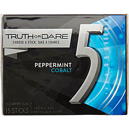 Wrigley Peppermint Cobalt Gum - 15 Pc