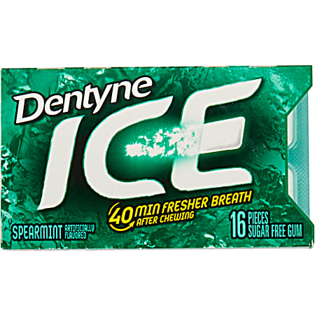 Ice Spearmint Gum - 16 Pc