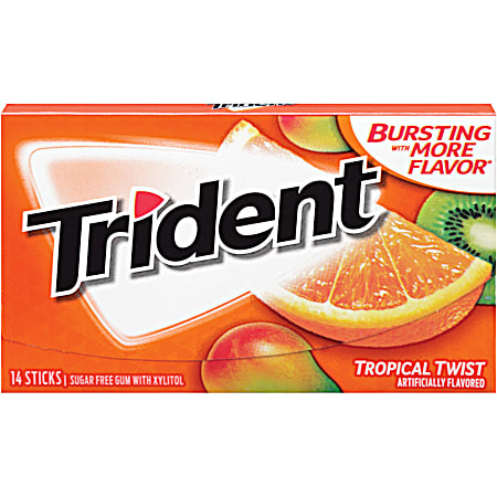 Tropical Twist Gum - 14 Pc.