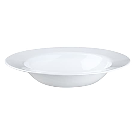 Corelle Impressions White Wide Rim Entree Bowl