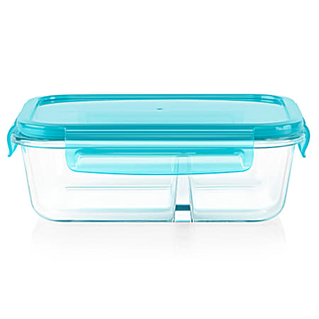 Pyrex MealBox 3.4 cup Divided Glass Food Storage Container