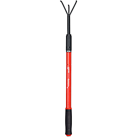 18 in - 32 in Red ExtendaHANDLE 3-Tine Hoe