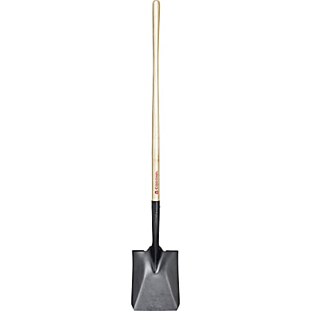 #2 Black Square Point Shovel w/ Wood Handle