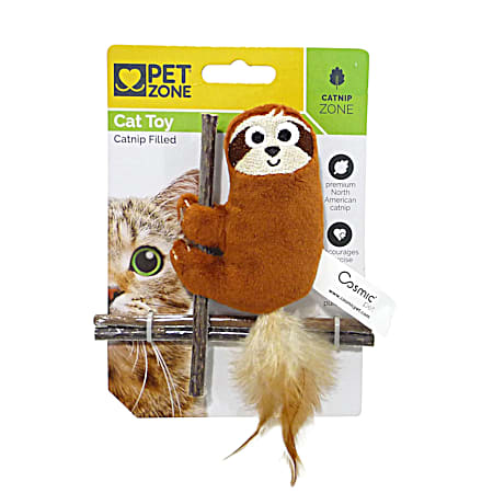 Refillable Sloth Catnip Toy - 3 Pk