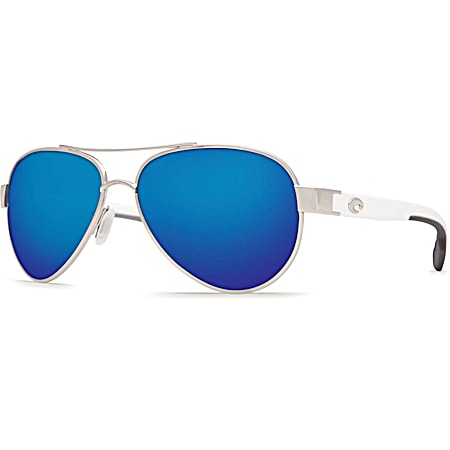 Adult Loreto Palladium Blue Mirror 580P Polarized Sunglasses